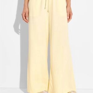 wild fable Wide Leg Drawstring Pants in Soft Yellow